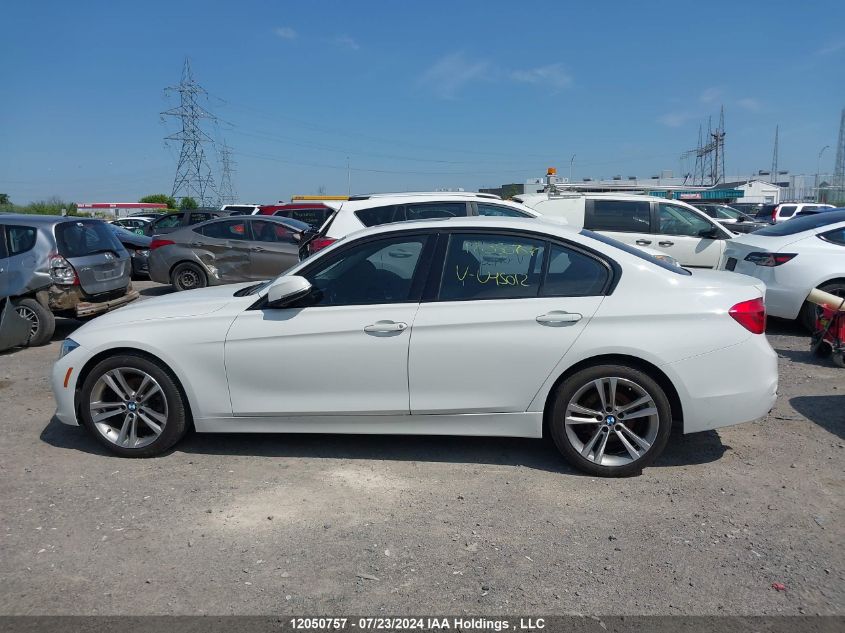 2017 BMW 320I xDrive VIN: WBA8E5G39HNU45012 Lot: 12050757