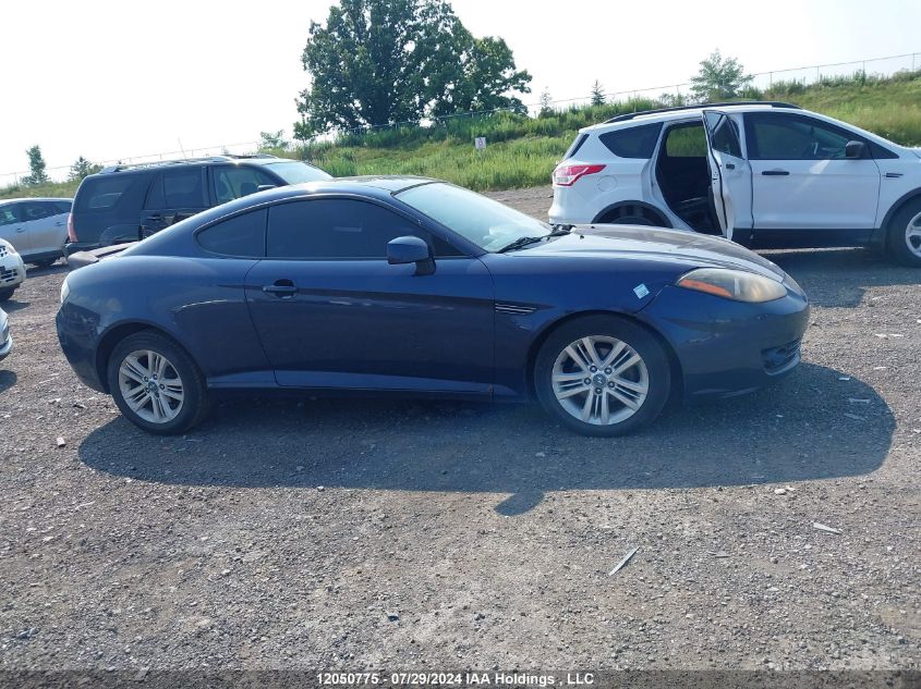 2008 Hyundai Tiburon VIN: KMHHM65D08U276393 Lot: 12050775