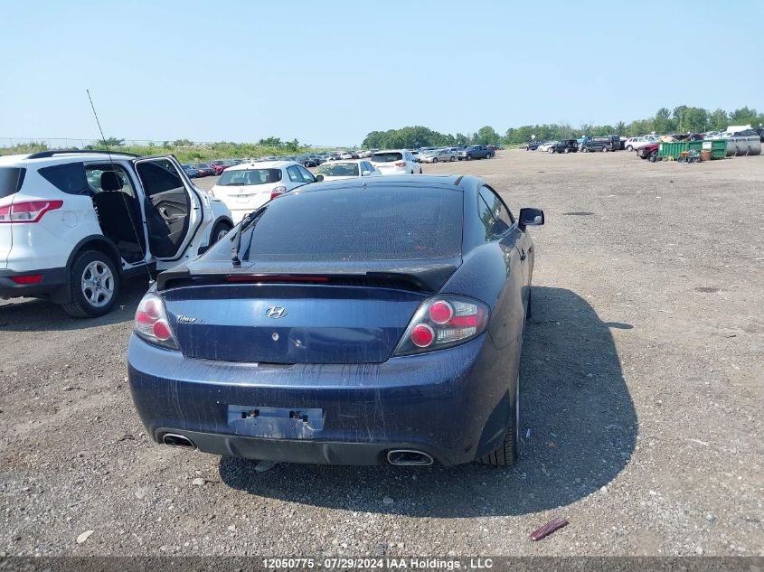 2008 Hyundai Tiburon VIN: KMHHM65D08U276393 Lot: 12050775