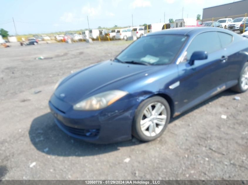 2008 Hyundai Tiburon VIN: KMHHM65D08U276393 Lot: 12050775