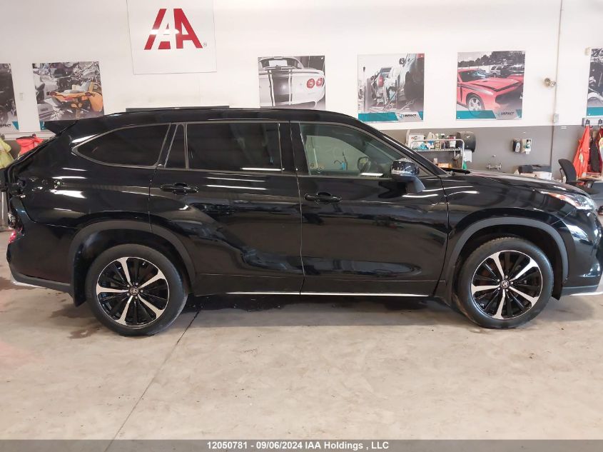 2022 Toyota Highlander Xse VIN: 5TDLZRBH3NS220411 Lot: 12050781