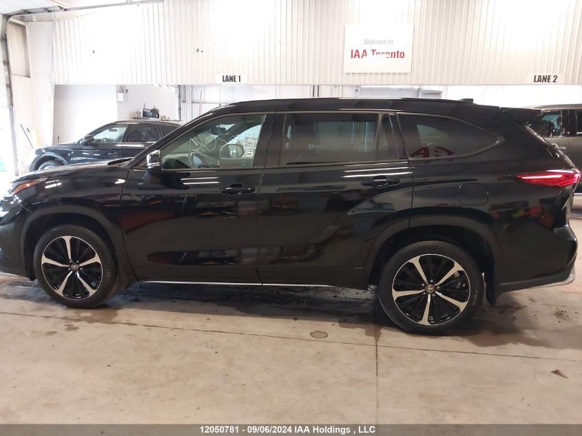 2022 Toyota Highlander Xse VIN: 5TDLZRBH3NS220411 Lot: 12050781