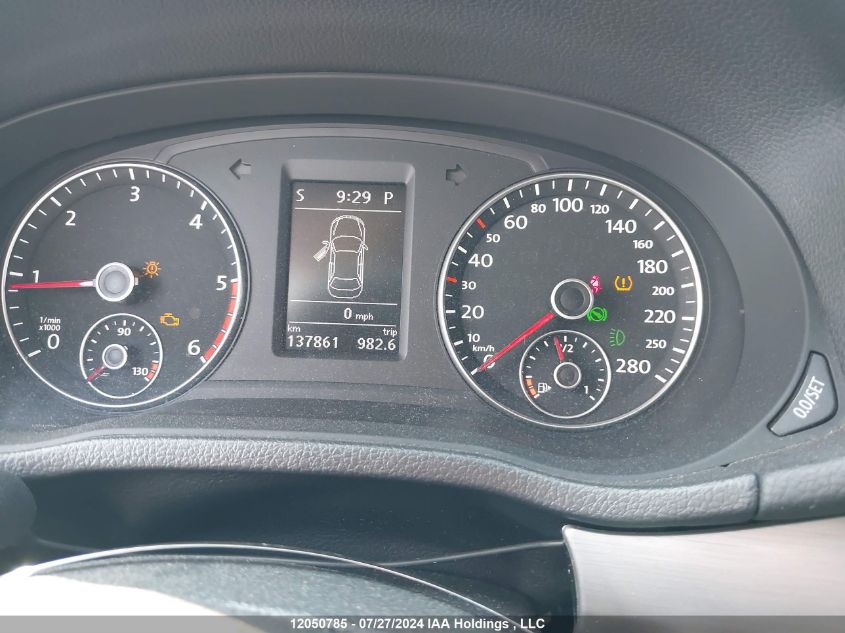 2014 Volkswagen Passat VIN: 1VWBN7A31EC032602 Lot: 12050785