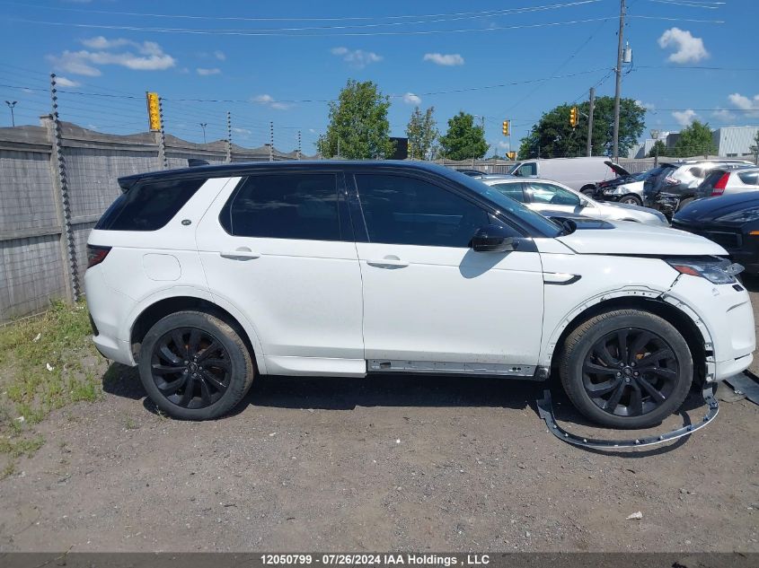 2022 Land Rover Discovery Sport VIN: SALCT2FX7NH908015 Lot: 12050799