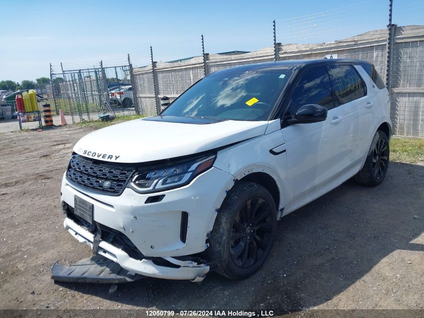 2022 Land Rover Discovery Sport VIN: SALCT2FX7NH908015 Lot: 12050799