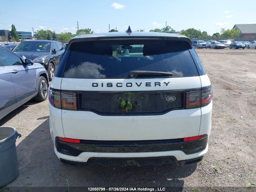 2022 Land Rover Discovery Sport VIN: SALCT2FX7NH908015 Lot: 12050799