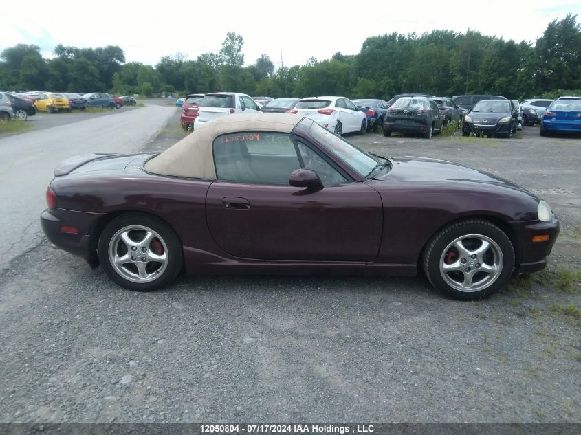 2000 Mazda Mx-5 Miata VIN: JM1NB3533Y0145484 Lot: 12050804