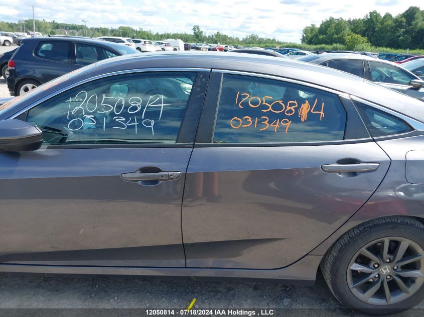 2020 Honda Civic Ex 4Dr VIN: 2HGFC2F74LH031349 Lot: 12050814