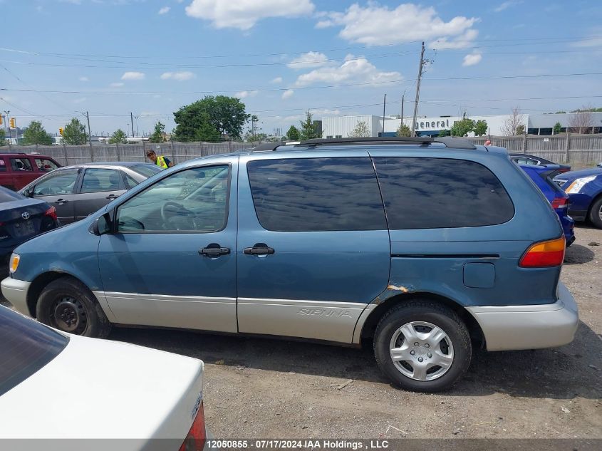 2000 Toyota Sienna Le/Xle VIN: 4T3ZF13C6YU297820 Lot: 12050855