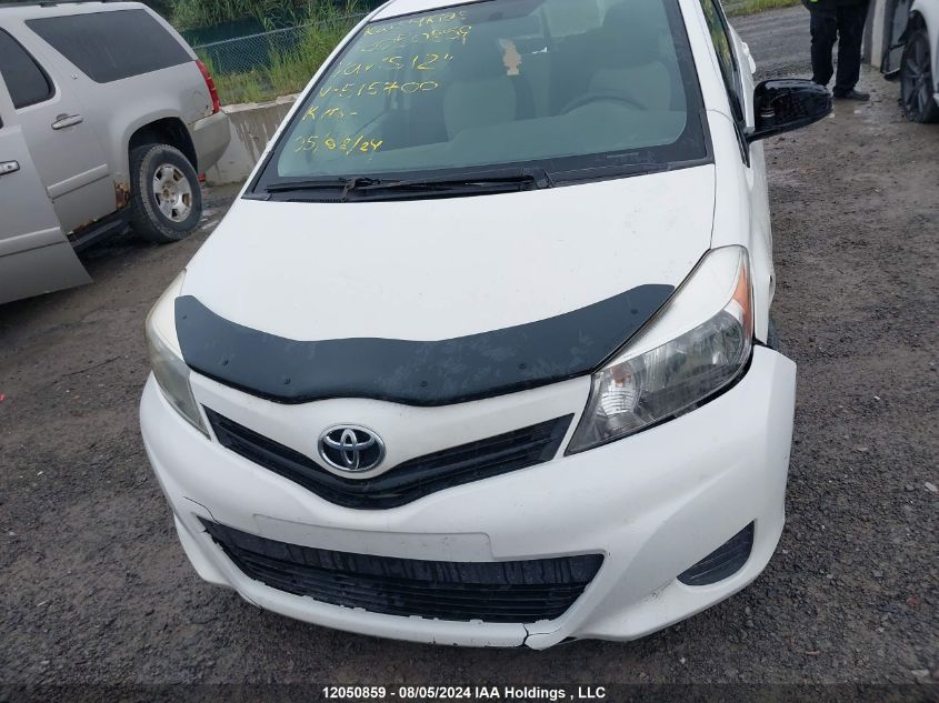 2012 Toyota Yaris VIN: JTDKTUD33CD515700 Lot: 12050859