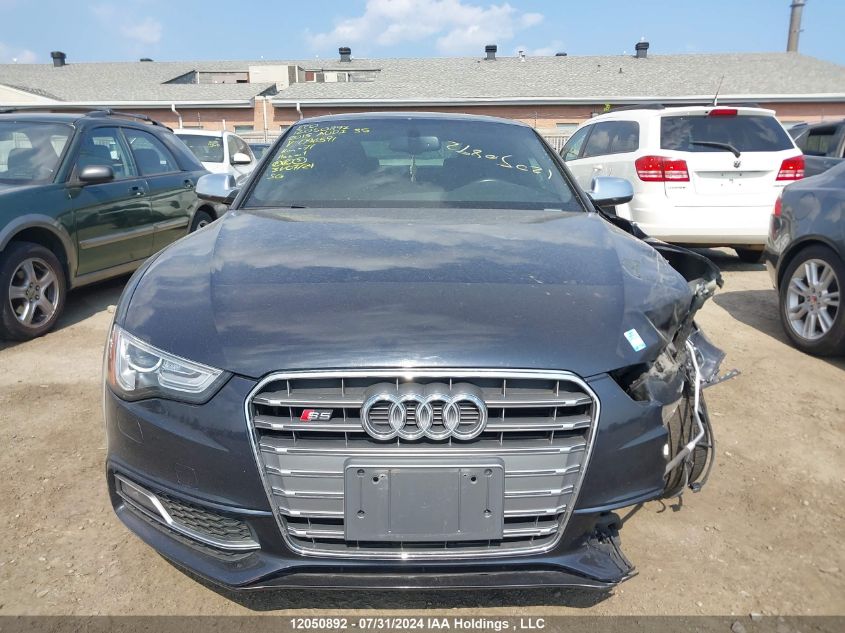 2015 Audi S5 VIN: WAUCGBFRXFA046591 Lot: 12050892