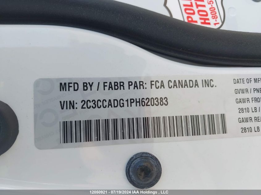 2023 Chrysler 300 Touring L VIN: 2C3CCADG1PH620383 Lot: 12050921