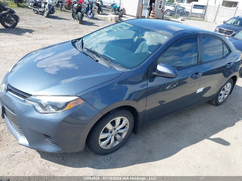 2015 Toyota Corolla L/Le/Le Pls/Prm/S/S Pls VIN: 2T1BURHE0FC242495 Lot: 12050928