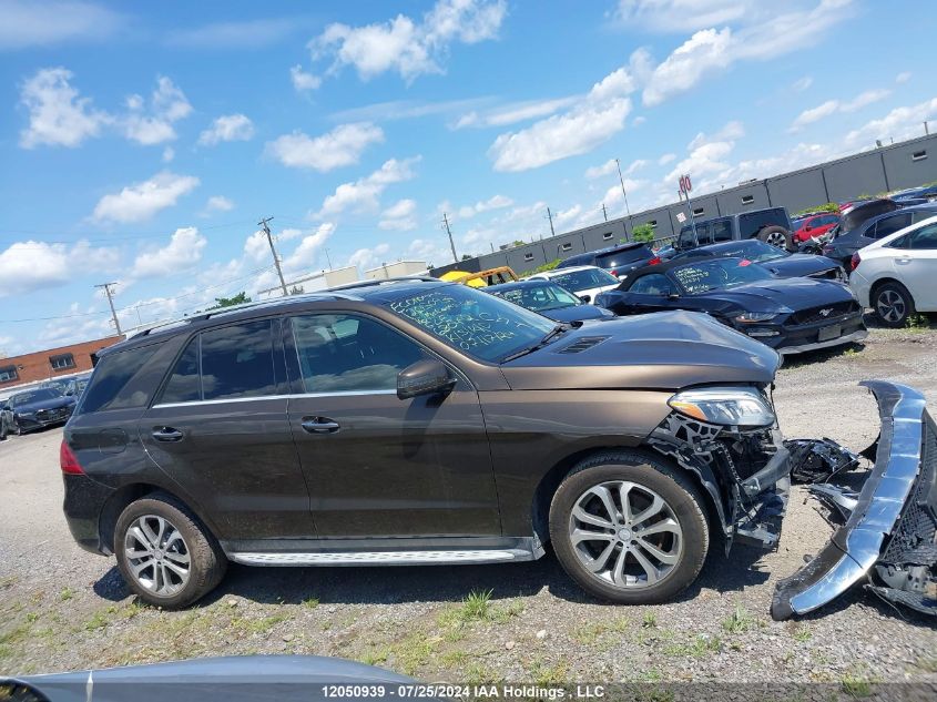 2016 Mercedes-Benz Gle VIN: 4JGDA2EB8GA680492 Lot: 12050939