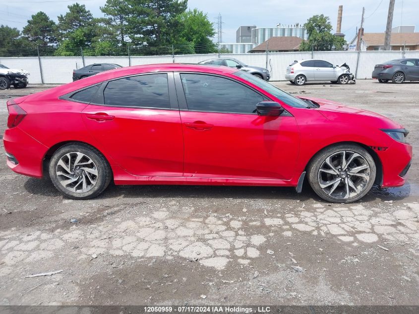 2019 Honda Civic Sedan VIN: 2HGFC2F76KH000750 Lot: 12050959