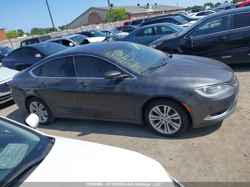 2015 Chrysler 200 Limited VIN: 1C3CCCAG6FN740668 Lot: 12050986