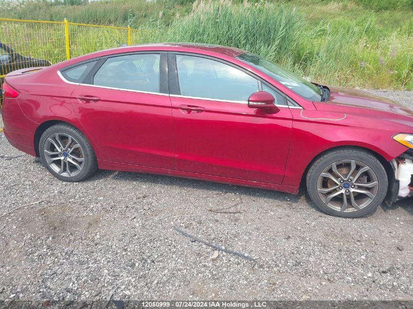 2017 Ford Fusion Se VIN: 3FA6P0T93HR389637 Lot: 12050999