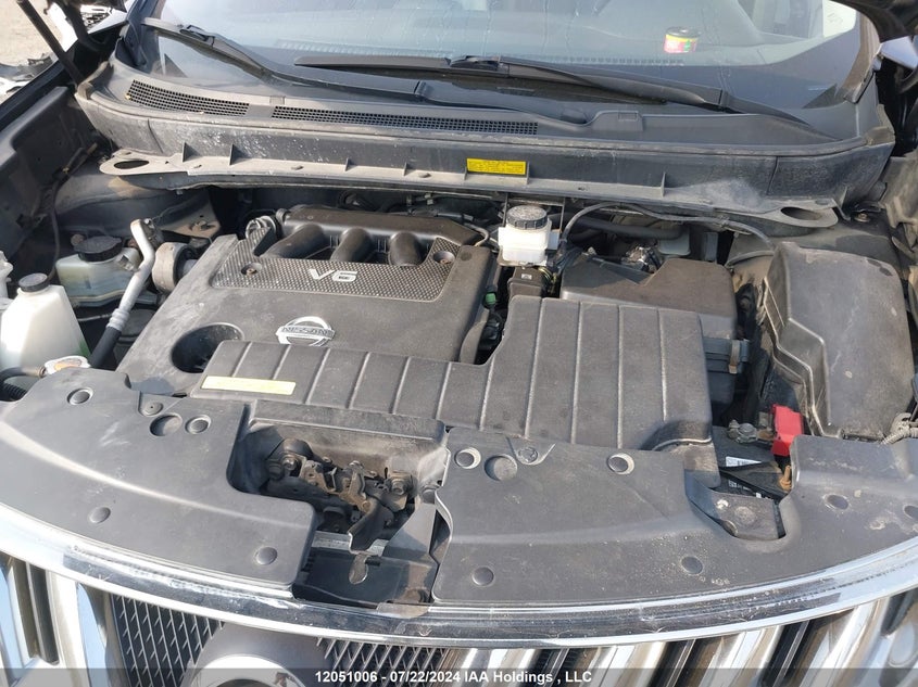 2010 Nissan Murano S/Sl/Le VIN: JN8AZ1MW2AW115684 Lot: 12051006