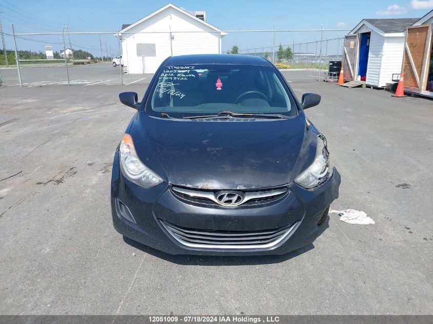 2012 Hyundai Elantra Gls/Limited VIN: 5NPDH4AE1CH093422 Lot: 12051009