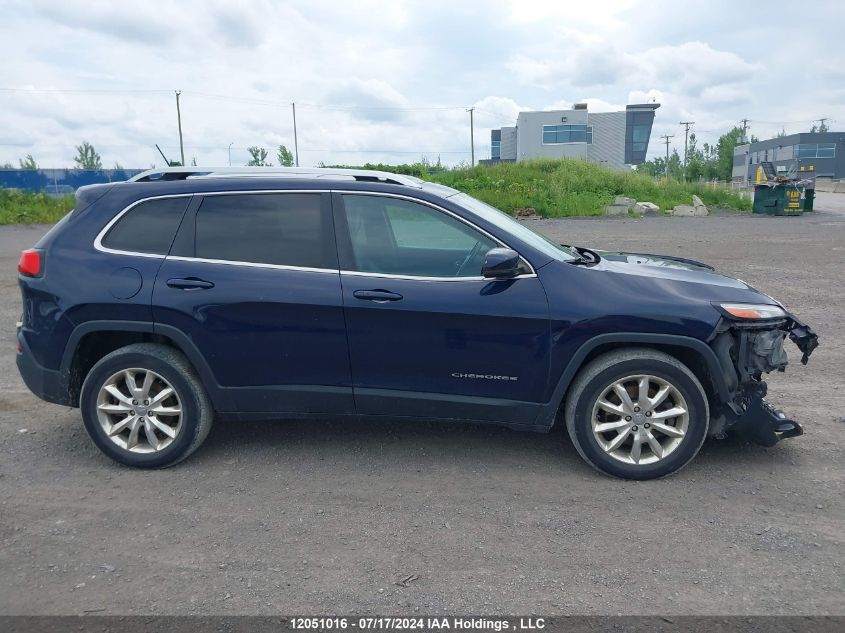 2015 Jeep Cherokee Limited VIN: 1C4PJMDS4FW580955 Lot: 12051016