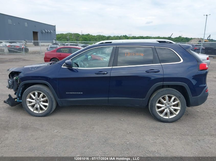 2015 Jeep Cherokee Limited VIN: 1C4PJMDS4FW580955 Lot: 12051016
