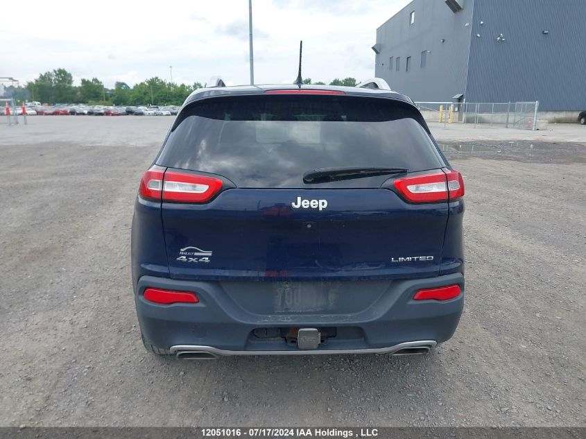 2015 Jeep Cherokee Limited VIN: 1C4PJMDS4FW580955 Lot: 12051016