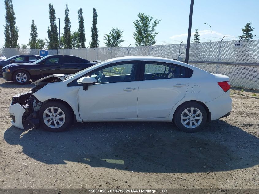 2016 Kia Rio VIN: KNADM4A38G6588451 Lot: 12051020