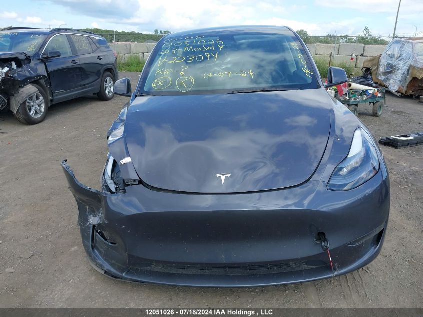 2023 Tesla Model Y VIN: LRWYGDFD0PC223094 Lot: 12051026