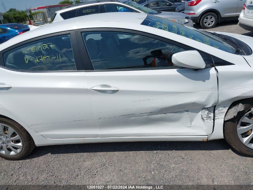 2013 Hyundai Elantra Gl VIN: 5NPDH4AE4DH270711 Lot: 12051027