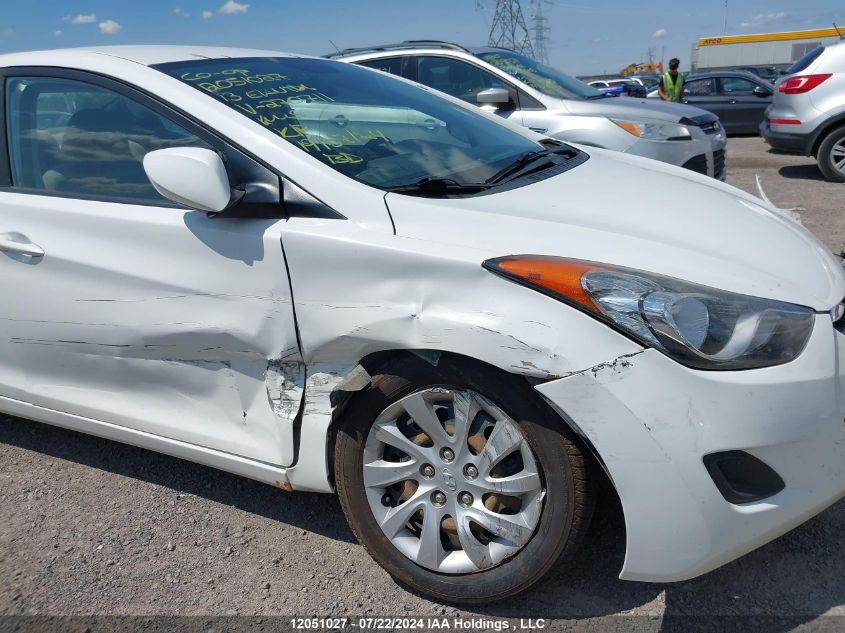 2013 Hyundai Elantra Gl VIN: 5NPDH4AE4DH270711 Lot: 12051027