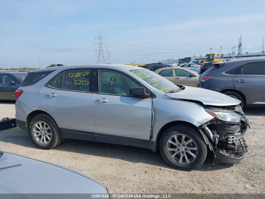 2018 Chevrolet Equinox Ls VIN: 2GNAXHEV1J6152727 Lot: 12051028