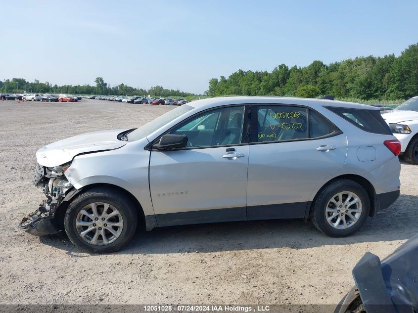 2018 Chevrolet Equinox Ls VIN: 2GNAXHEV1J6152727 Lot: 12051028