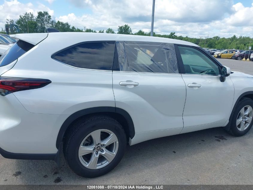 2024 Toyota Highlander Le VIN: 5TDKDRBH2RS532767 Lot: 12051088