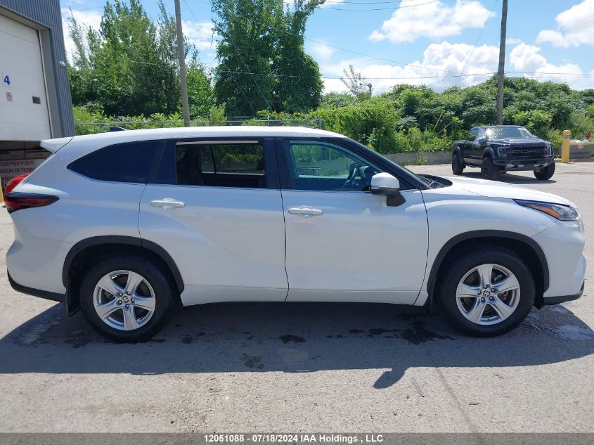2024 Toyota Highlander Le VIN: 5TDKDRBH2RS532767 Lot: 12051088