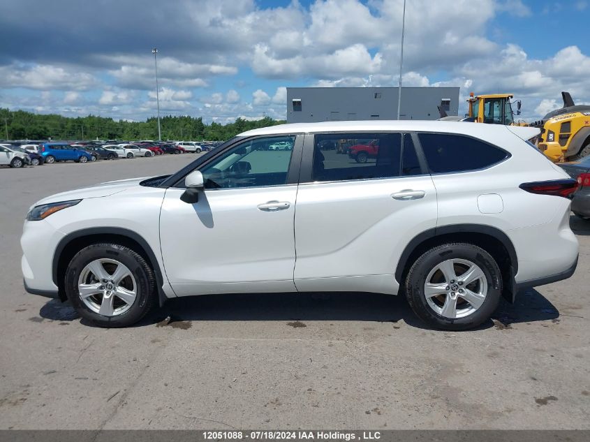 2024 Toyota Highlander Le VIN: 5TDKDRBH2RS532767 Lot: 12051088