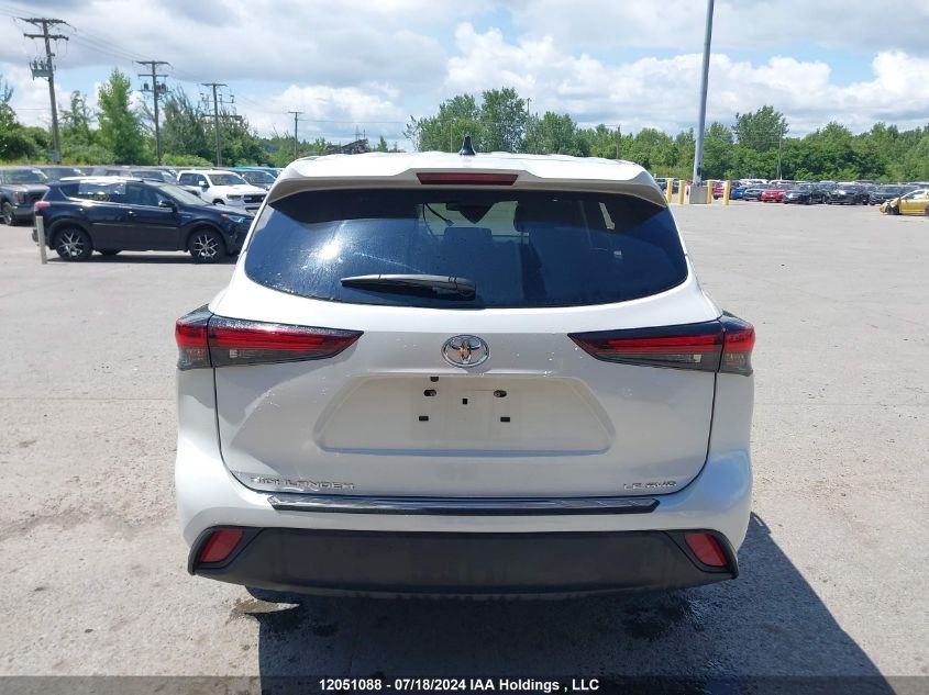 2024 Toyota Highlander Le VIN: 5TDKDRBH2RS532767 Lot: 12051088