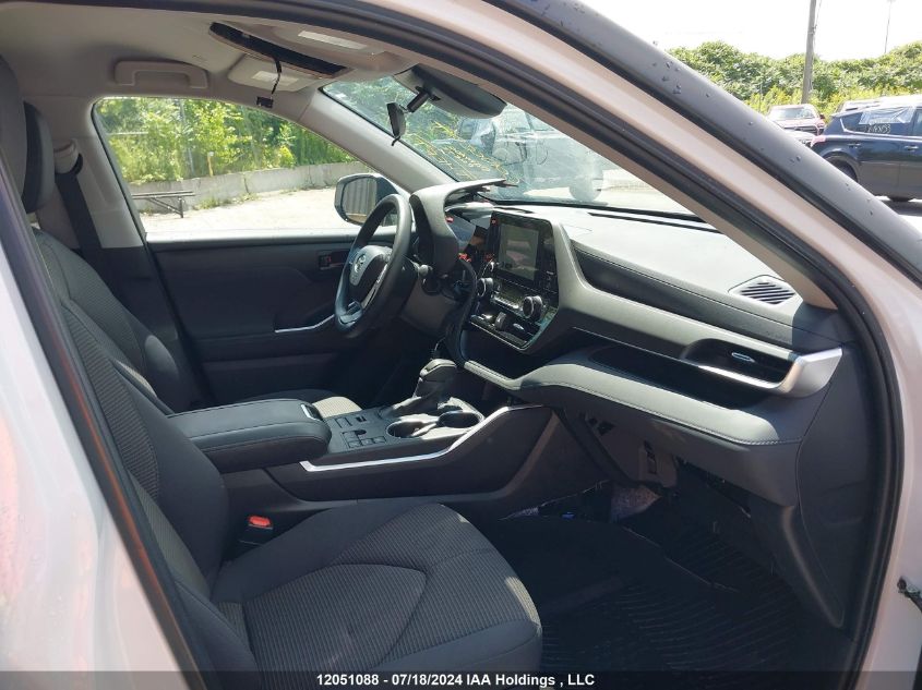 2024 Toyota Highlander Le VIN: 5TDKDRBH2RS532767 Lot: 12051088