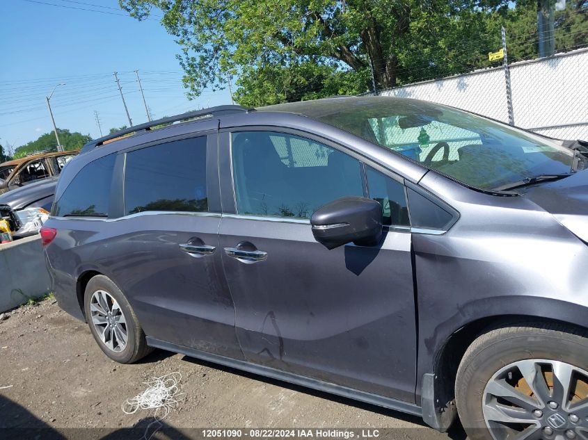 2022 Honda Odyssey VIN: 5FNRL6H64NB503260 Lot: 12051090