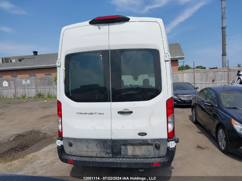 2021 Ford Transit T-250 VIN: 1FTBR1X89MKA00122 Lot: 12051114