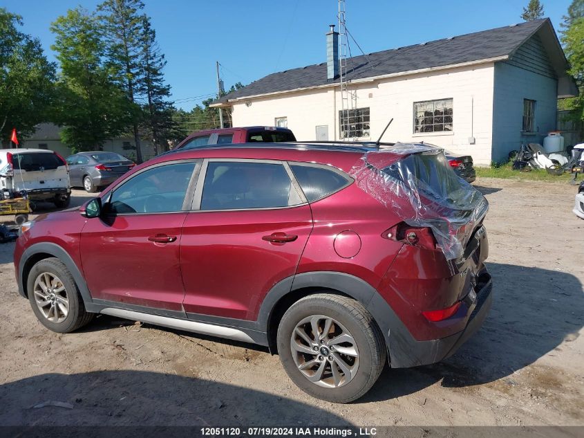 2017 Hyundai Tucson Se VIN: KM8J33A43HU322405 Lot: 12051120