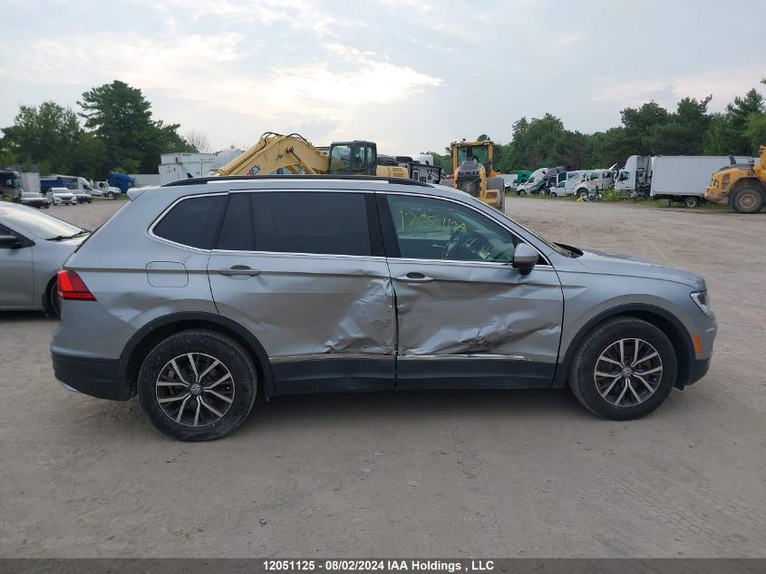 2019 Volkswagen Tiguan Se/Sel/Sel R-Line Jet-Black/Sel R-Line VIN: 3VV2B7AX3KM178221 Lot: 12051125