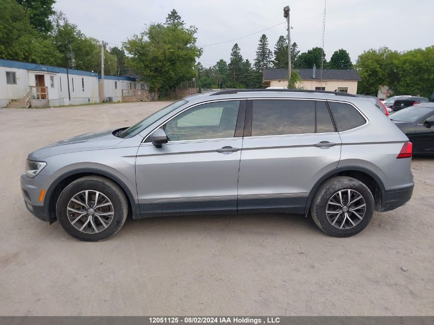 2019 Volkswagen Tiguan Se/Sel/Sel R-Line Jet-Black/Sel R-Line VIN: 3VV2B7AX3KM178221 Lot: 12051125