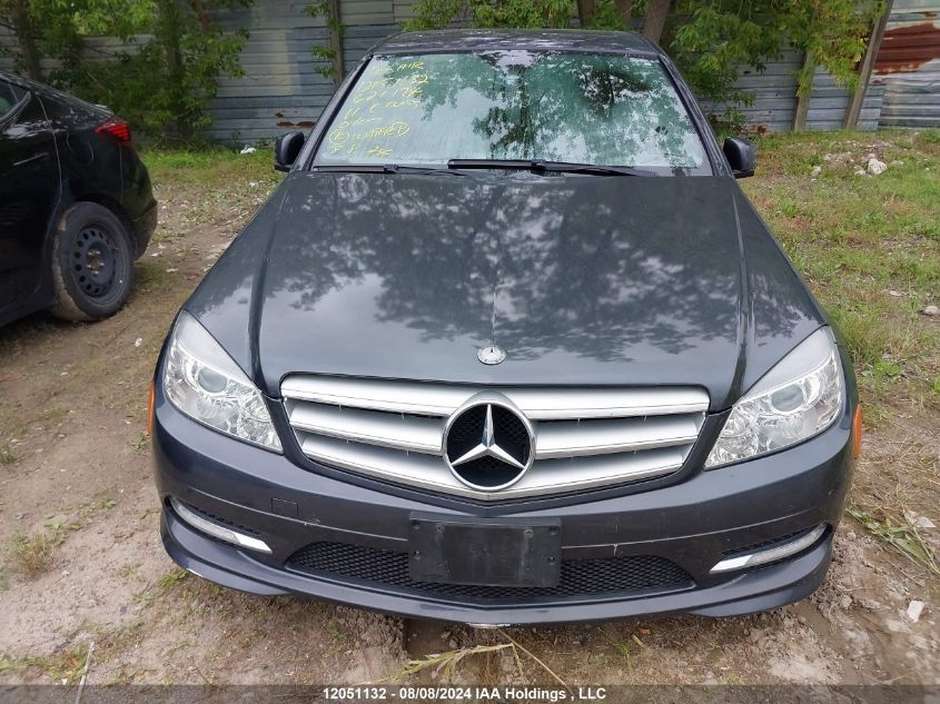 2011 Mercedes-Benz C-Class VIN: WDDGF8FBXBF621174 Lot: 12051132