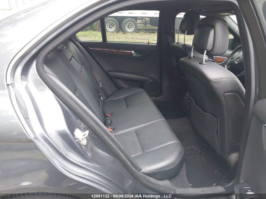 2011 Mercedes-Benz C-Class VIN: WDDGF8FBXBF621174 Lot: 12051132