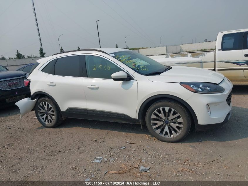 2021 Ford Escape Titanium VIN: 1FMCU9J9XMUA87449 Lot: 12051150