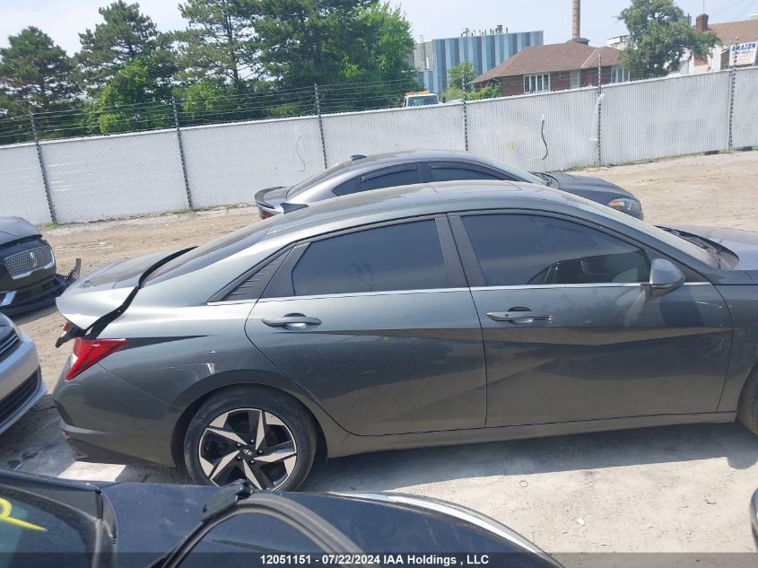 2022 Hyundai Elantra Ultimate Ivt With Tech Package VIN: KMHLN4AG3NU368802 Lot: 12051151