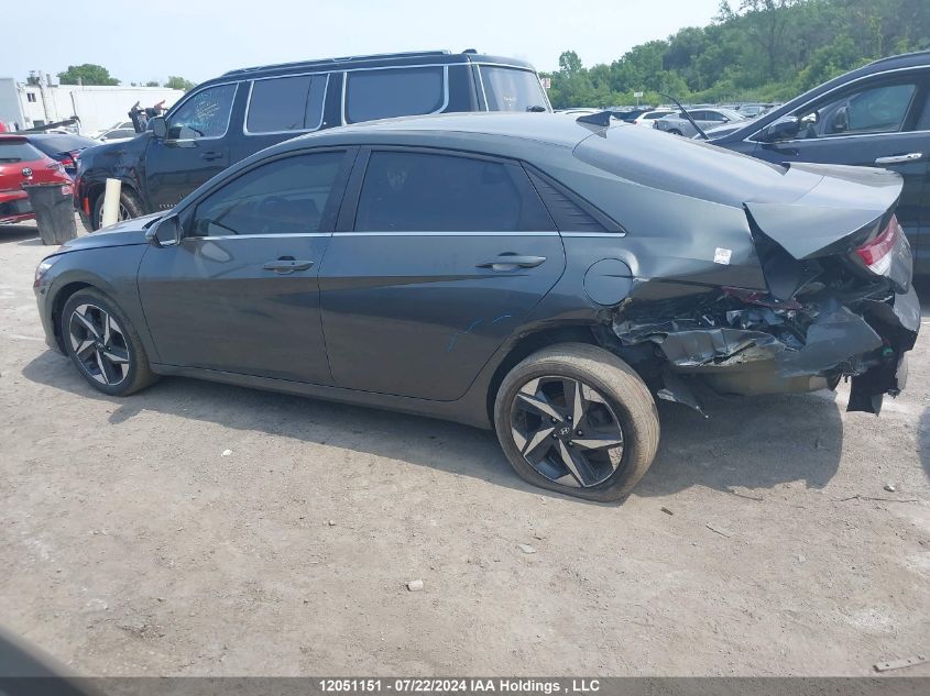 2022 Hyundai Elantra Ultimate Ivt With Tech Package VIN: KMHLN4AG3NU368802 Lot: 12051151