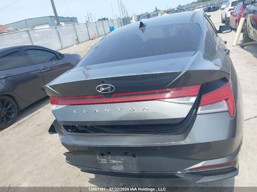 2022 Hyundai Elantra Ultimate Ivt With Tech Package VIN: KMHLN4AG3NU368802 Lot: 12051151