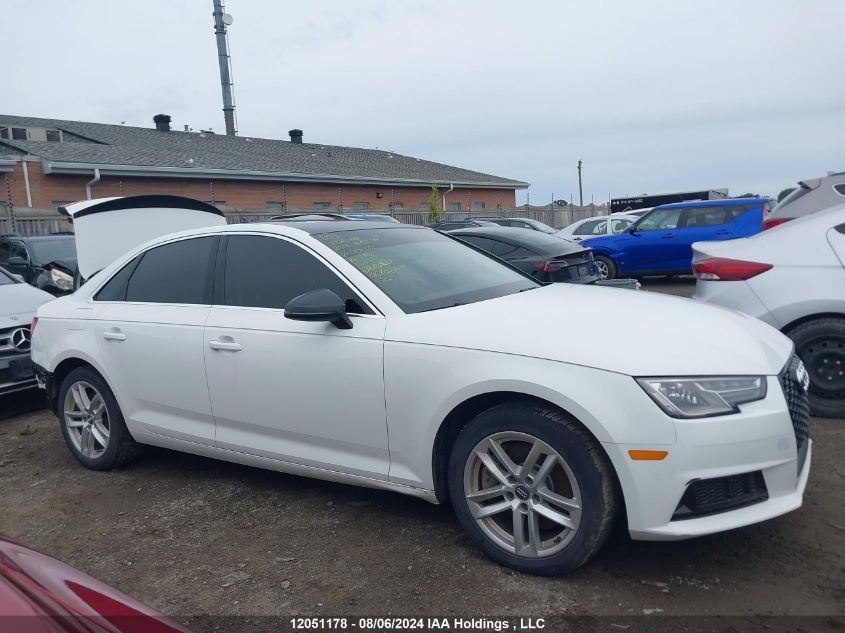 2017 Audi A4 VIN: WAUANAF45HN008662 Lot: 12051178