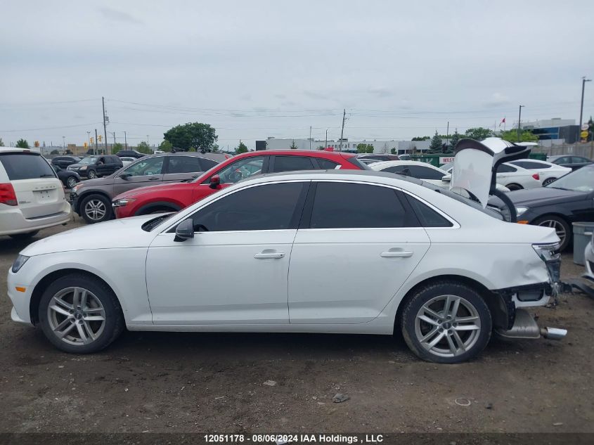 2017 Audi A4 VIN: WAUANAF45HN008662 Lot: 12051178